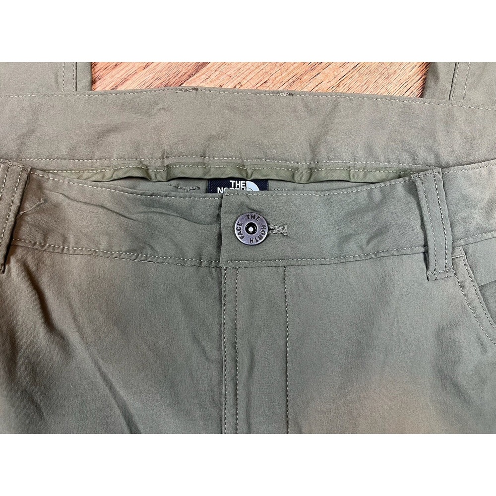 The North Face Hiking Pants Green Campfire Outdoors Nylon Men's Size‎ 42x30 - Picture 2 of 5